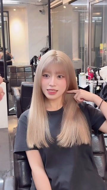 奶茶色系作品，設計師 Nina🤍，台北萬華區暖暖Nuan hair