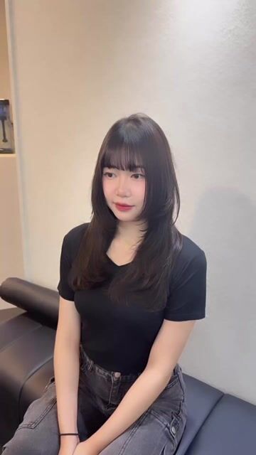韓系塵次剪裁作品，設計師 Elsa，台北萬華區暖暖 Nuan Hair