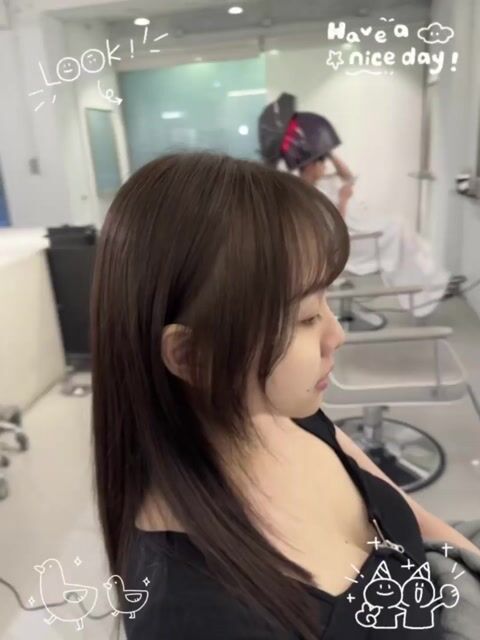 層次剪作品，設計師 Mila🪼，台北大安區W+Salon