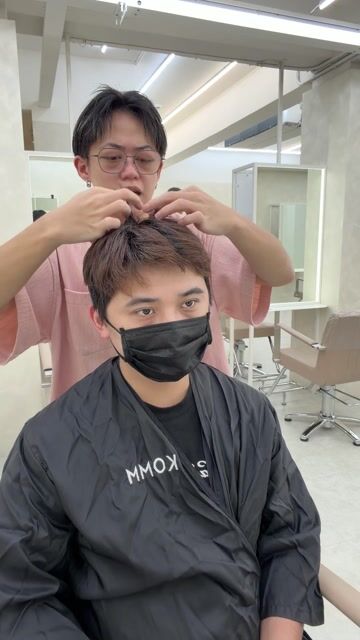 韓系紋理作品，設計師 Jeremy傑洛米，台北大安區Komm hair 大安店
