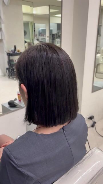 霧感髮色作品，設計師 Sam，台北大安區Round 2 大安店