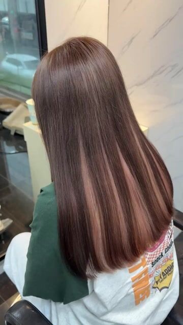 區塊內餡染作品，設計師 Elsa，台北萬華區暖暖 Nuan Hair