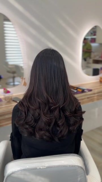 韓系電棒捲作品，設計師 Allan，高雄左營區川 hairstyling