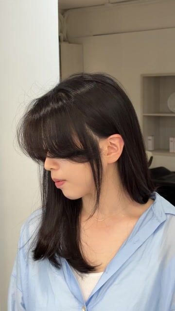 八字修顏瀏海作品，設計師 Jason傑森，台北信義區Komm hair市府店