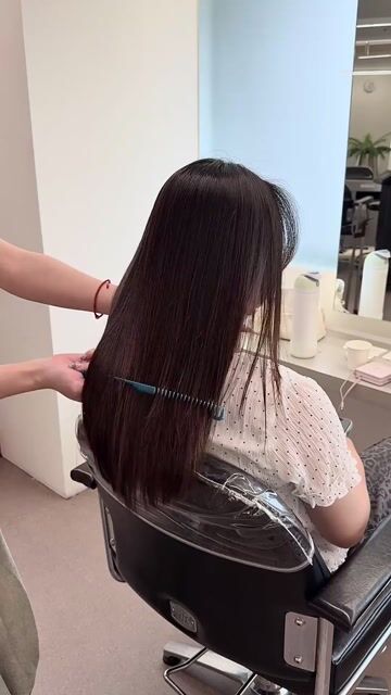 縮毛矯正作品，設計師 Stella史黛拉，台中北區裏hair台中店