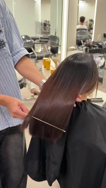 縮毛矯正作品，設計師 AZ，台中北區裏hair台中店