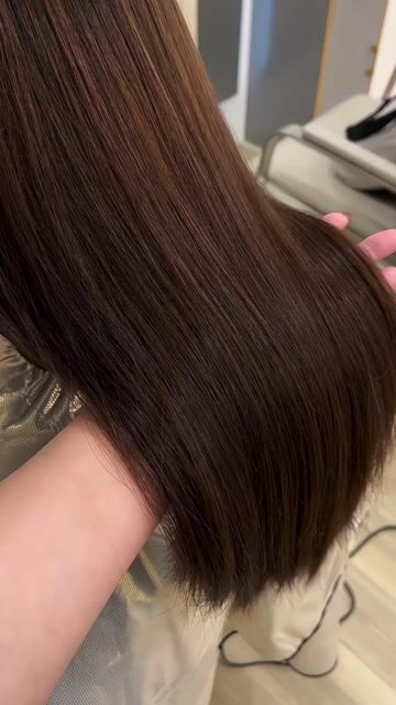 琥珀可可棕作品，設計師 Kiki，台北信義區拾光living hair