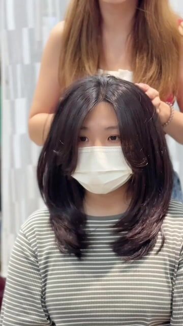 鎖骨髮作品，設計師 Miya，新北中和區Moji Hair Studio